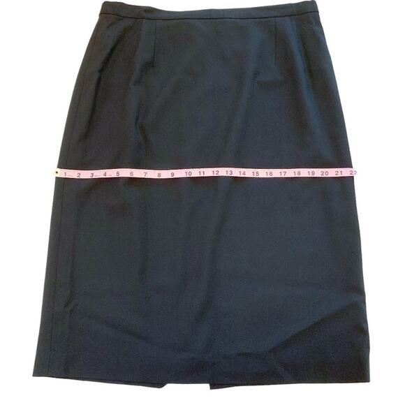 LOUIS FERAUD Black Two Piece Suit Skirt Blazer Jacket 46/14 - Picture 14 of 16